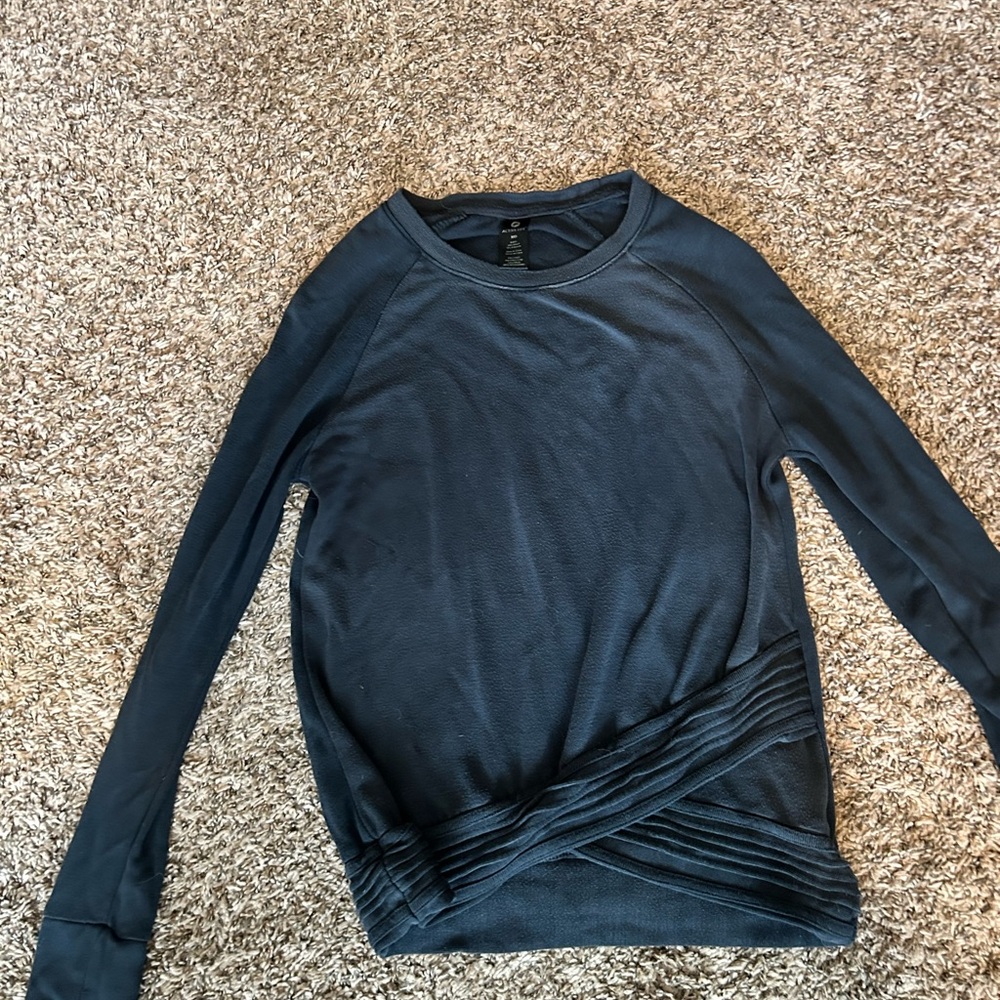 Women's Black Long Sleeve sweatshirt